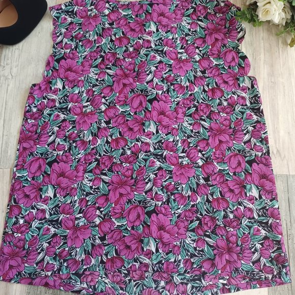 FLOWERED BLOUSE FOR WOMEN SIZE SMALL - Picture 5 of 10